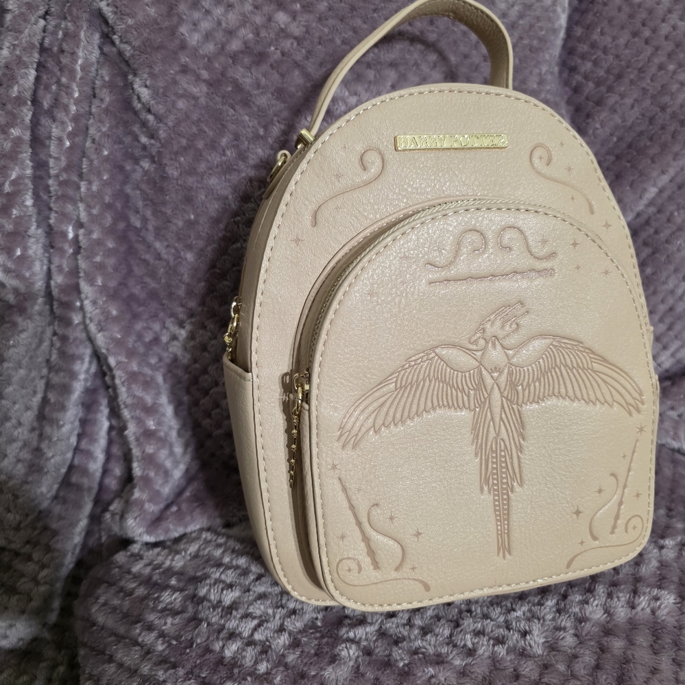 Harry Potter Exclusive Fawkes The Phoenix Mini- Backpack with Embossed Design